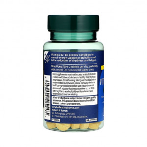 Витамин Б комплекс (Vitamin B Complex) 120 таблетки, H&B - Img 7