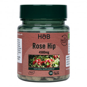 Екстракт от шипки (Rose Hip) 750 mg 120 таблетки, H&B - Img 1
