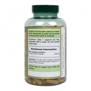 Куркума (Turmeric) 500мг 240 капсули, H&B - Img 2
