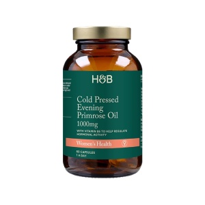 Масло от вечерна иглика (Evening Primrose Oil) 1500мг 60 капсули, H&B - Img 1