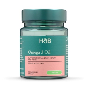 Омега 3 масло от водорасли (Algal Oil) 500мг 30 капсули, H&B