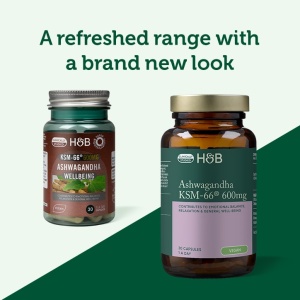 Ашваганда екстракт от корен (Ashwagandha KSM-66) 600mg 30 капсули, H&B - Img 4