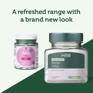 Биотин (Biotin) 1000мкг 120 таблетки, H&B - Img 3