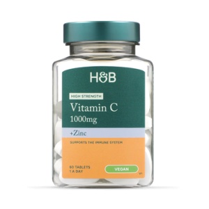 Витамин С + Цинк (Vitamin C + Zinc) 60 таблетки, H&B