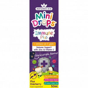 Имунна формула с черен бъз капки за деца (Mini Drops Immune Plus) 50мл - Img 4