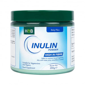 Инулин на прах (Inulin Powder) 200г, H&B - Img 6