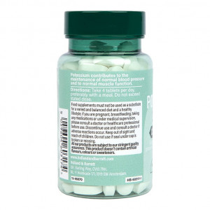 Калий (Potassium) 99 mg 120 таблетки, H&B - Img 3