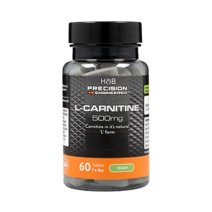 Л-карнитин (L-carnitine) 500мг 60 таблетки, H&B