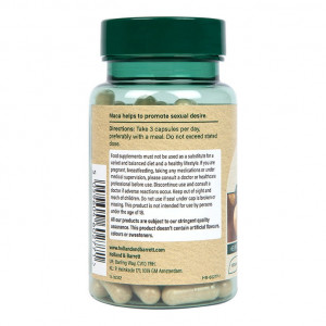 Мака екстракт от корен (Maca Root Extract) 500mg 90 капсули, H&B - Img 8