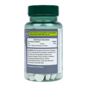 Цинк Zinc Gluconate 25mg 120 таблетки, H&B - Img 4
