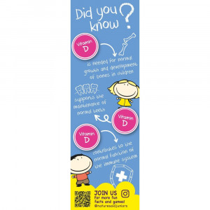 Mini Drops Витамин D3 капки за бебета и деца 50ml, Natures Aid - Img 3