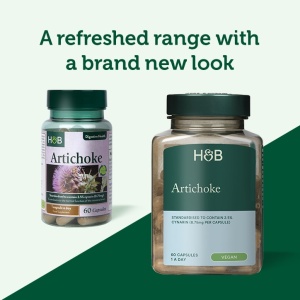 Артишок екстракт (Artichoke Extract) 350мг 60 капсули, H&B - Img 4