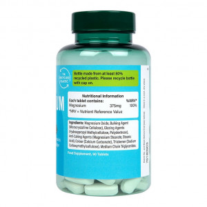 Магнезий (Magnesium) 375мг 90 таблетки, H&B - Img 2