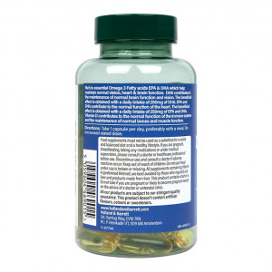 Омега-3 рибено масло от черен дроб на треска (Pure Cod Liver Oil) 1000мг 60 капсули, H&B - Img 7