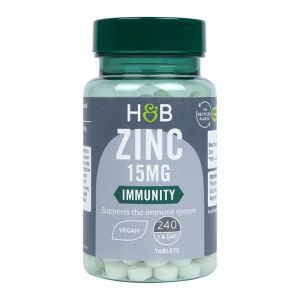 Цинк (Zinc Gluconate) 15мг 240 веган таблетки, Holland and Barrett - Img 6