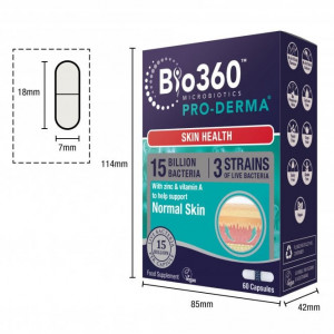 Pro-Derma Пробиотик за здрава кожа 15млрд. 60 капсули, Natures Aid - Img 3