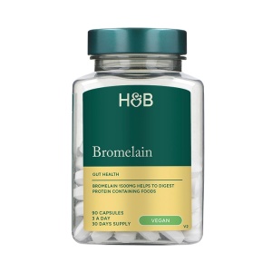 Бромелаин (Bromelain) 500мг 90 таблетки, Holland and Barrett