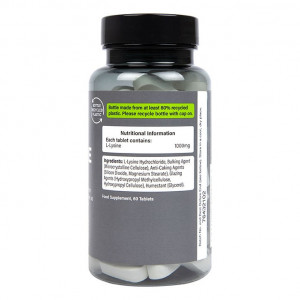 Л-Лизин 1000 мг Таблетки | Holland & Barrett Precision Engineered | 60 бр. - Img 8
