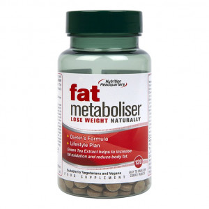 Метаболизатор на мазнини формула (Fat Metaboliser) 120 таблетки, H&B