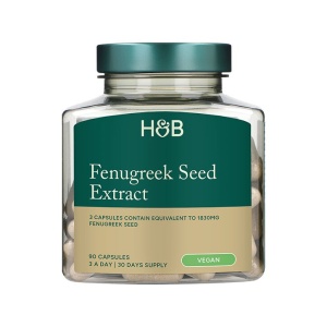 Сминдух (Fenugreek) (семена) 610 mg 90 капсули, H&B - Img 2