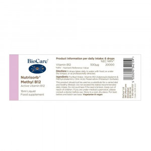BioCare Nutrisorb Methyl B12 15ml - Img 2