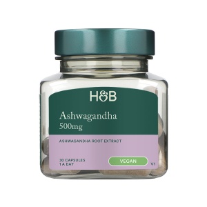 HB Ашваганда 500mg 30 купсули, Holland and Barrett