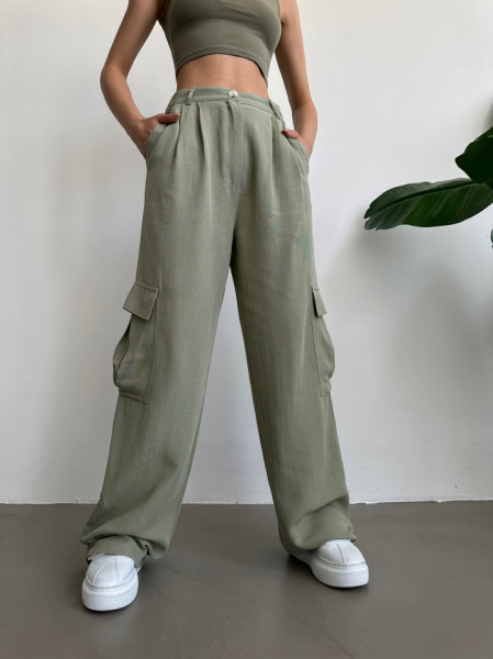 Pantaloni evazati de IN Cod:K3866 - Img 2