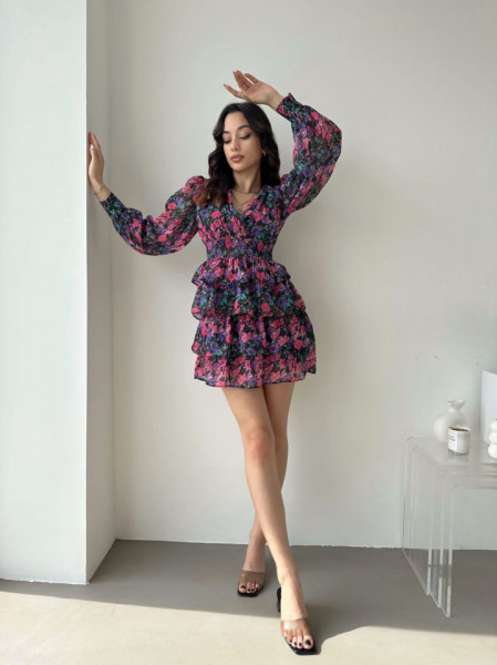 Rochie dama cu volane