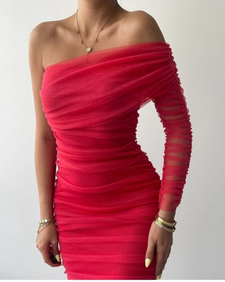 Rochie eleganta dama din tul