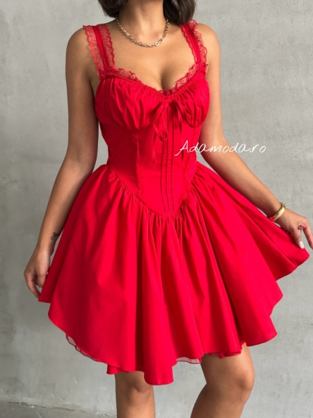 Rochie scurta bufanta baby doll