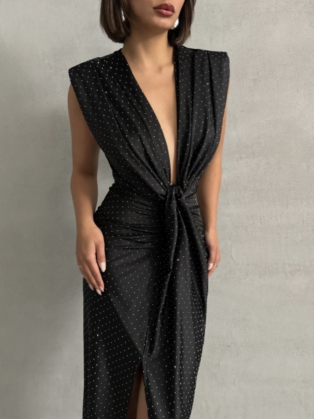 Rochie eleganta din licra cu strasuri