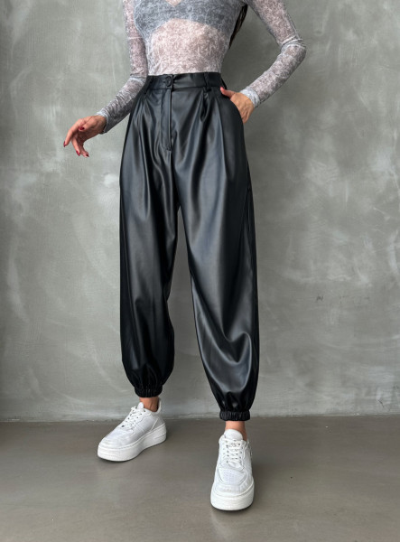 Pantaloni dama piele ecologica