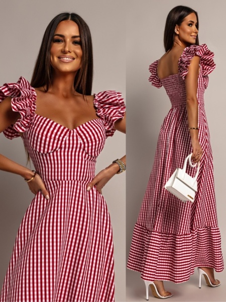 Rochie lunga cu bretele