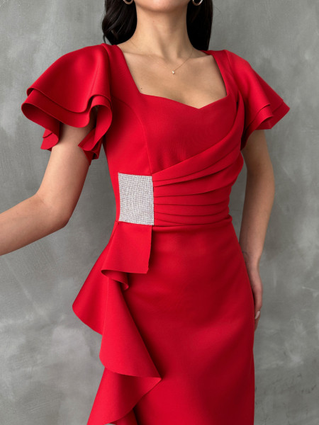 Rochie midie cu volan