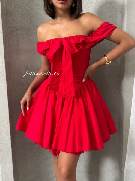 Rochie scurta bufanta baby doll