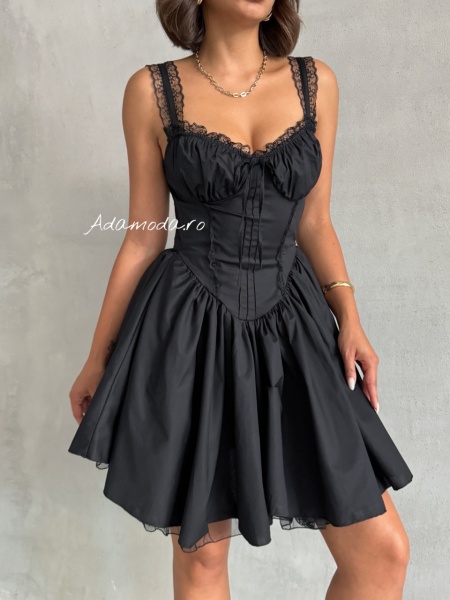 Rochie scurta bufanta baby doll