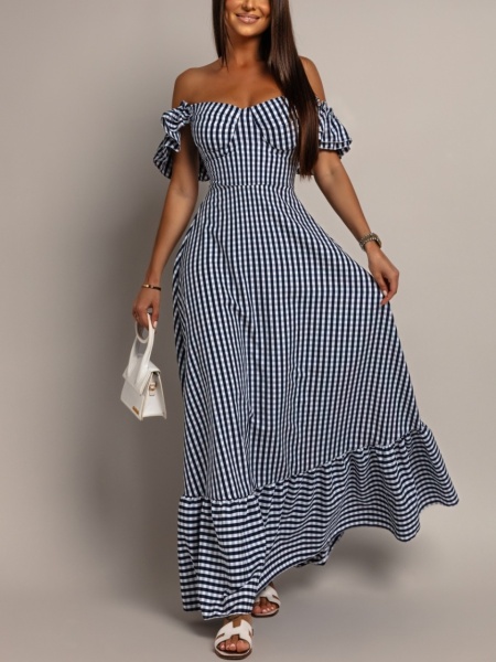 Rochie lunga cu bretele