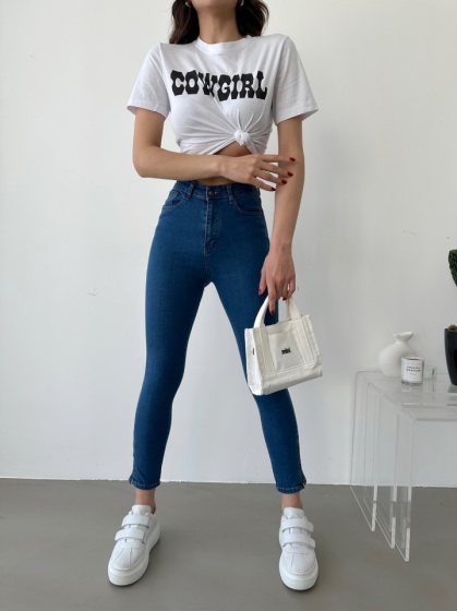 Blugi dama skinny simpli - Img 4