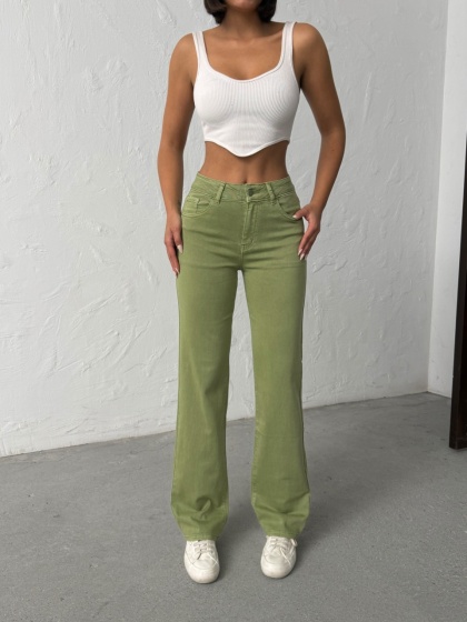 Blugi drepti elastici simpli - Img 3