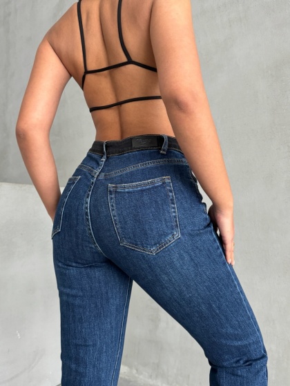 Blugi elastici drepti in 2 culori