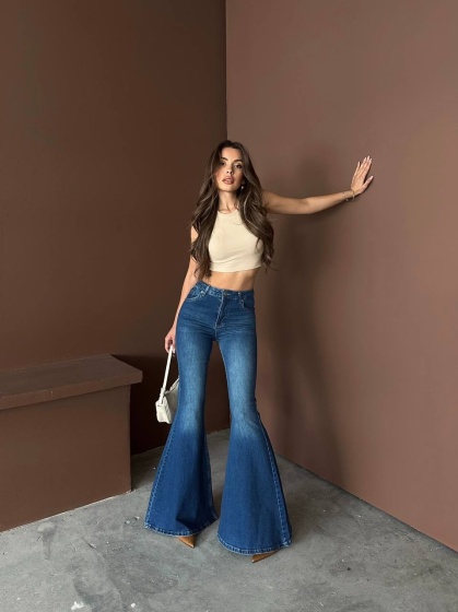 Blugi extra evazati - Img 2