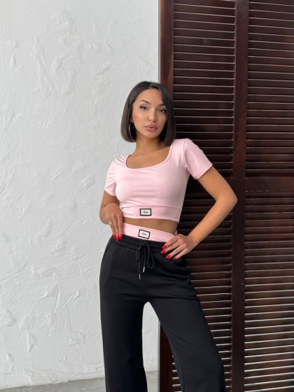 Compleu sport cu bluza scurta - Img 5