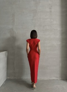 Rochie eleganta din licra cu strasuri - Img 2