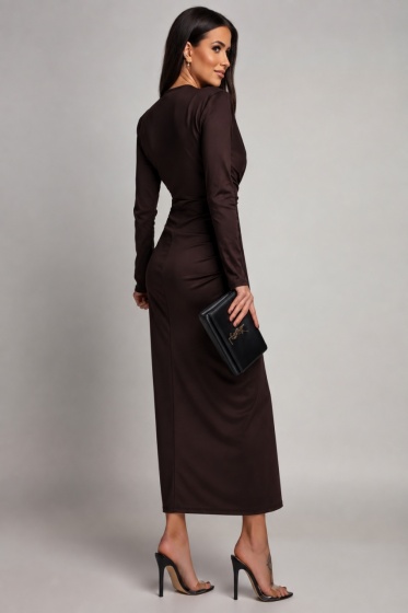 Rochie eleganta din lycra simpla - Img 2