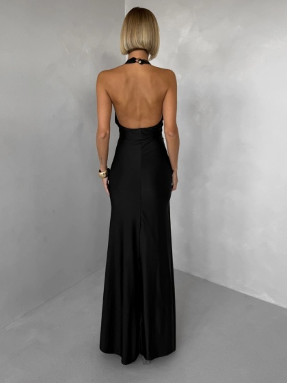 Rochie eleganta lunga din lycra - Img 4