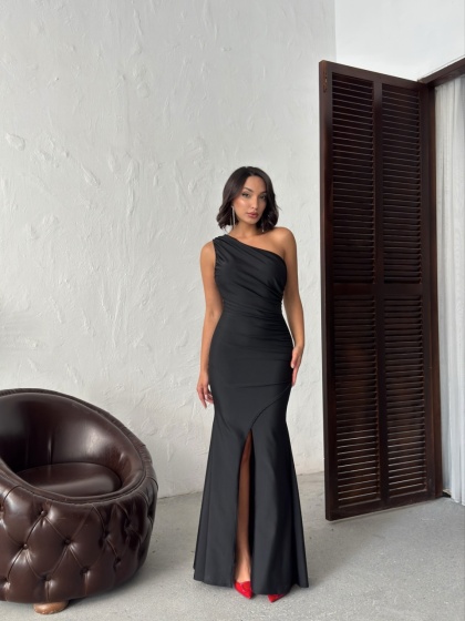 Rochie eleganta lunga din lycra - Img 5