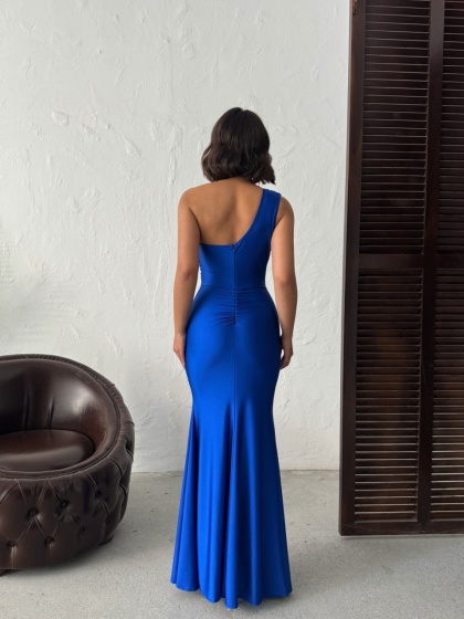 Rochie eleganta lunga din lycra - Img 2