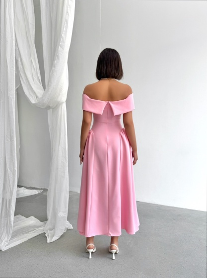Rochie eleganta pe umeri - Img 4