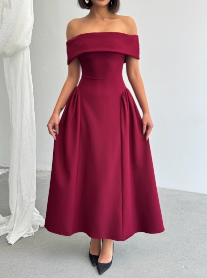 Rochie eleganta pe umeri