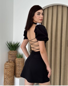 Rochie scurta cu spatele gol - Img 1